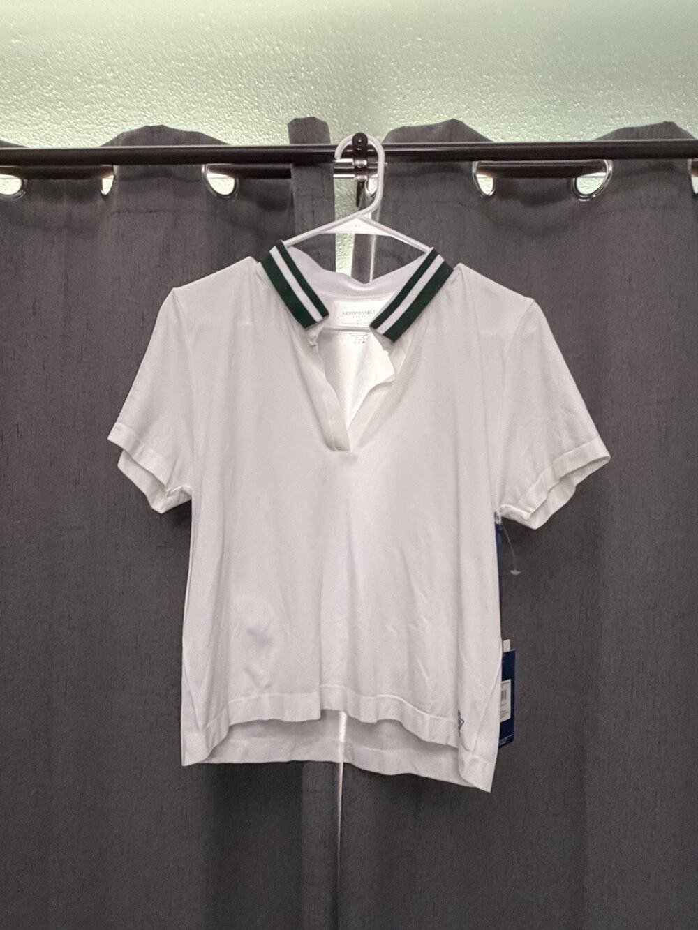 Aeropostale Women's White Sport Crop Top Size L NWT